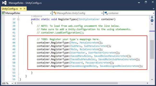 mapping of interface